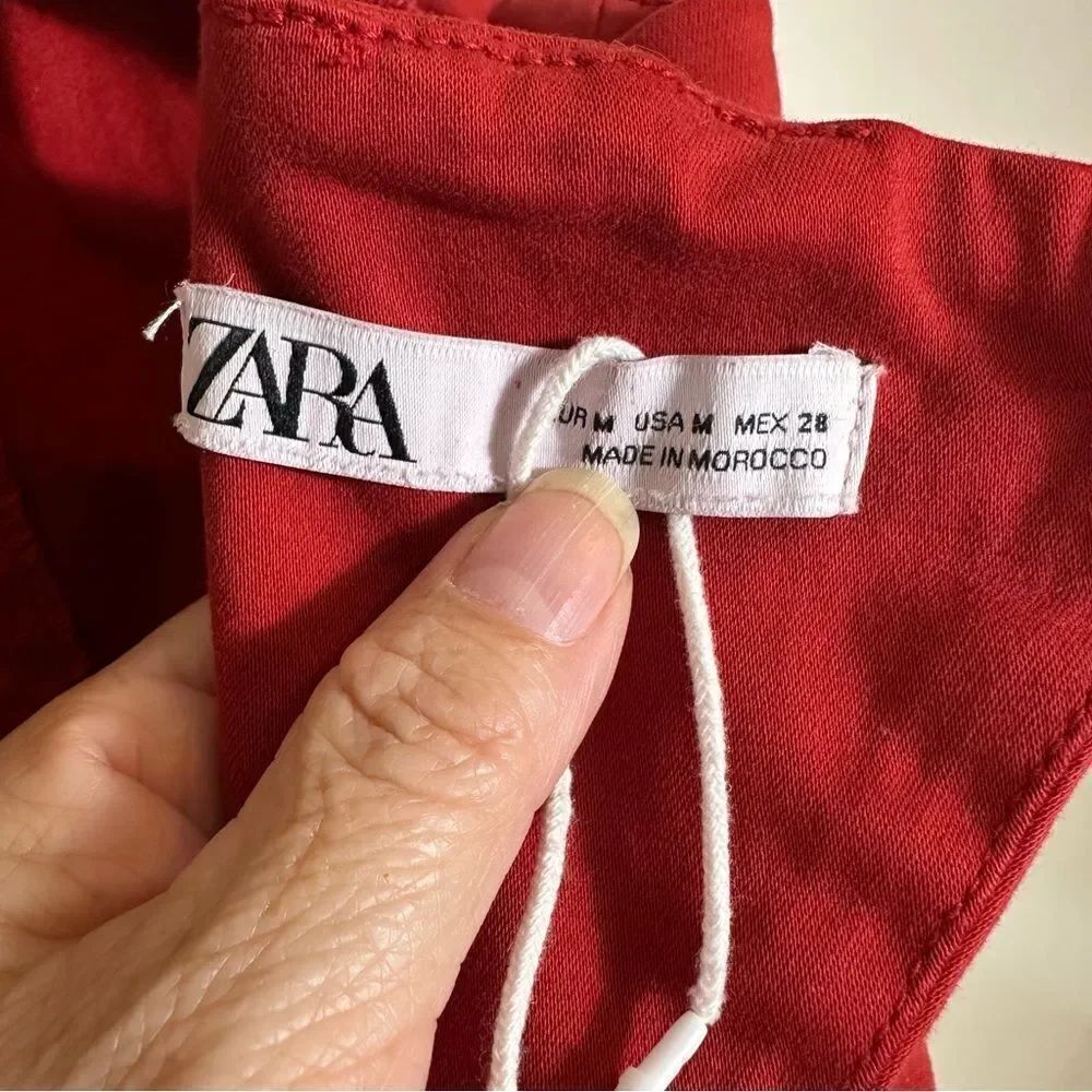 Zara Red Mini Dress - Picture 3 of 9